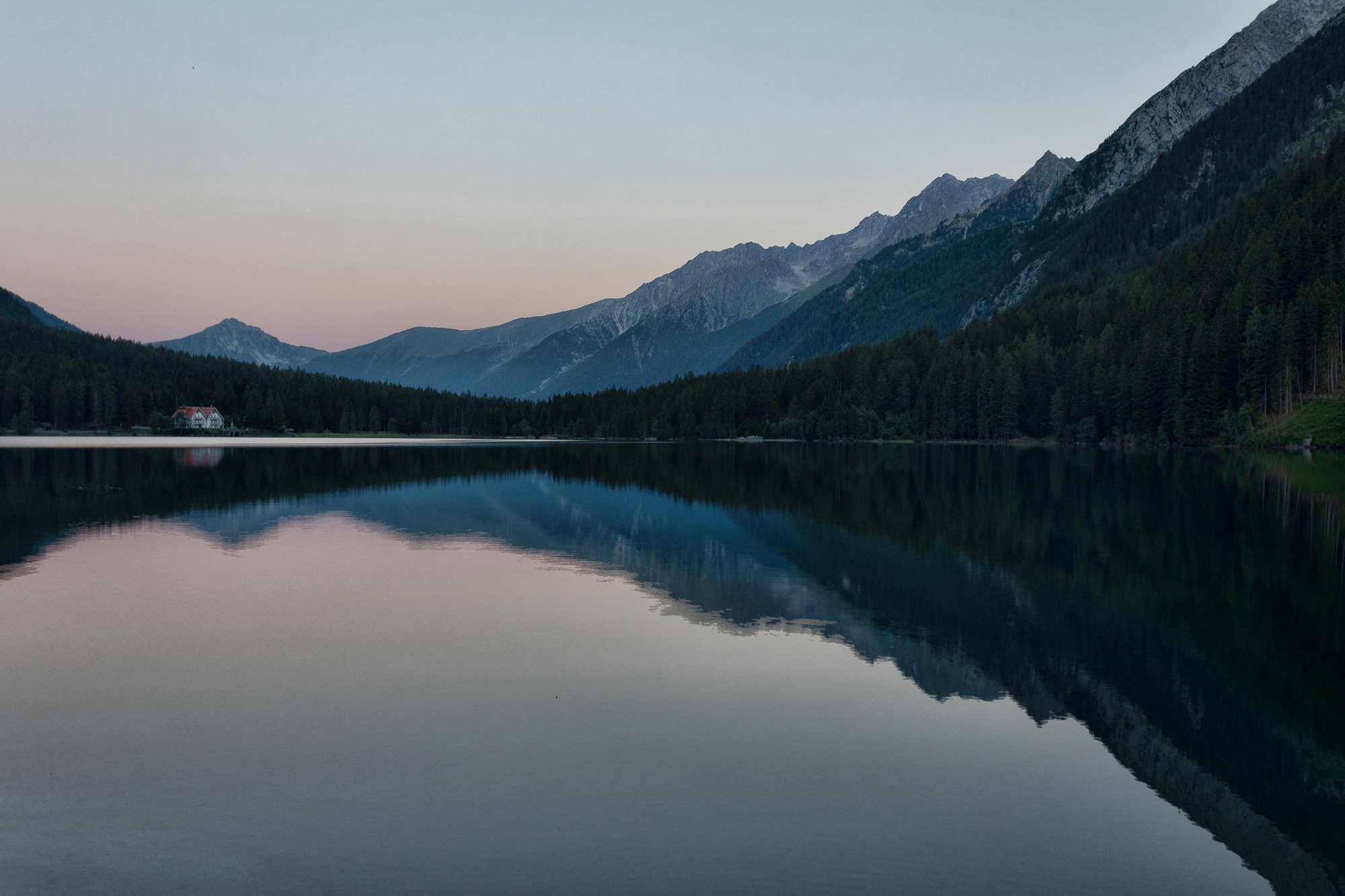 Lake and Mountains