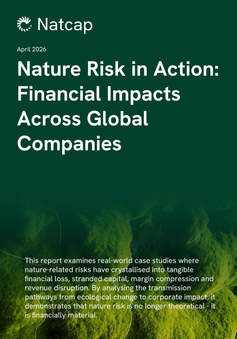 Nature Risk in Action: Financial Impacts Across Global Companies Cover