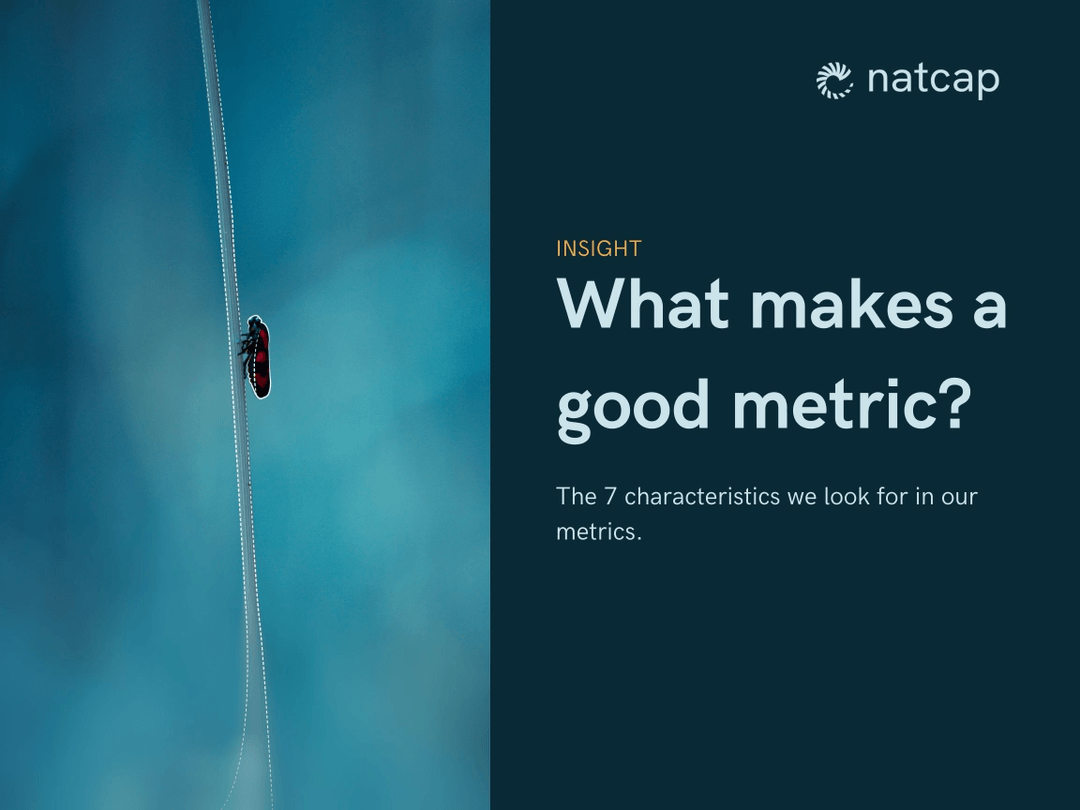 What Makes a Good Metric?