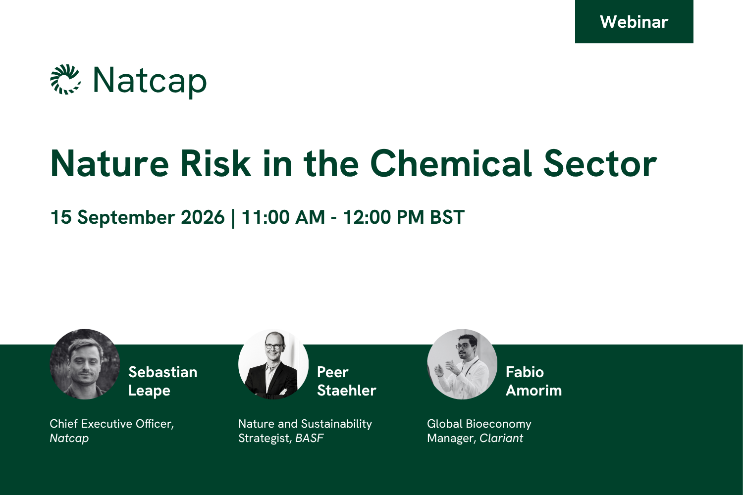 Natcap Webinar - Nature Risk in the Chemical Sector